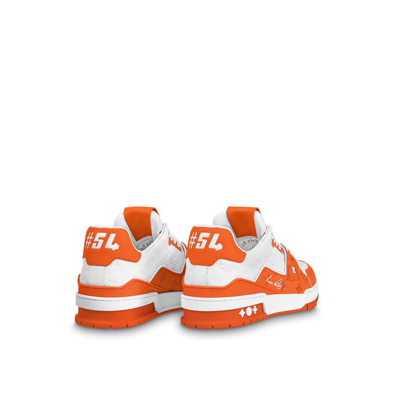 LV Trainer Sneaker — Orange · Style 1ABOIX, product image 3