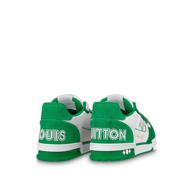 LV Trainer Sneaker — Green · Style 1ABLY3, product image 3