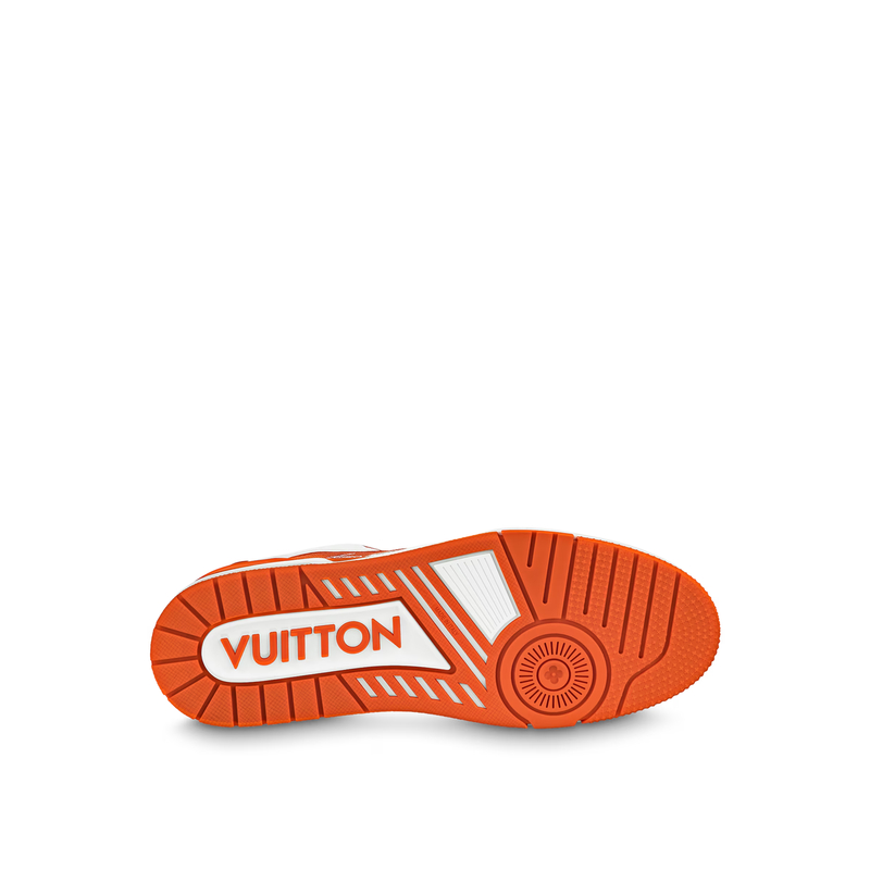 LV Trainer Sneaker — Orange · Style 1ABOIX, product image 4