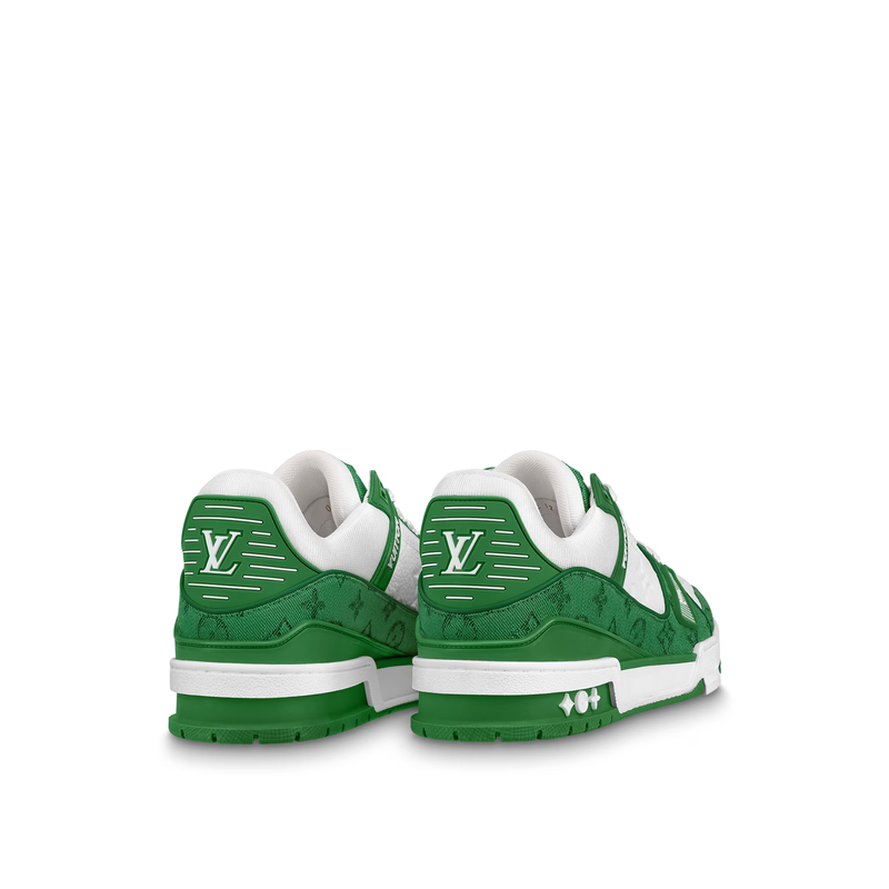 LV Trainer Sneaker — Green · Style 1A9JHQ, product image 3
