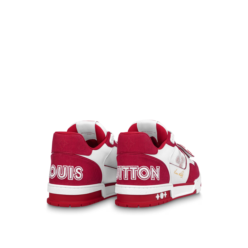 LV Trainer Sneaker — Red · Style 1ABLXJ, product image 3