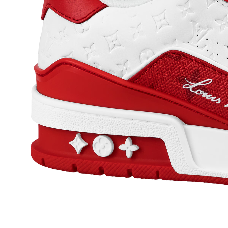 LV Trainer Sneaker — Red · Style 1AANFH, product image 6