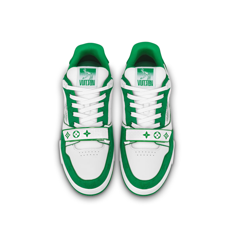 LV Trainer Sneaker — Green · Style 1ABLY3, product image 2