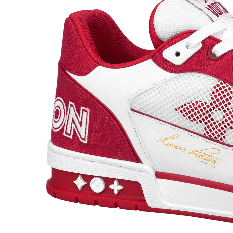 LV Trainer Sneaker — Red · Style 1ABLXJ, product image 5