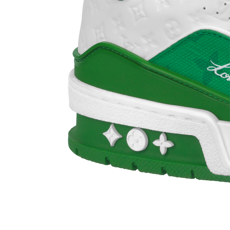 LV Trainer Sneaker — Green · Style 1ABOHT, product image 5