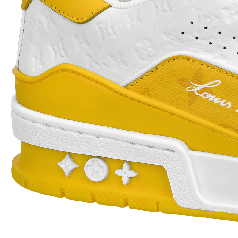 LV Trainer Sneaker — Yellow · Style 1ABOID, product image 6