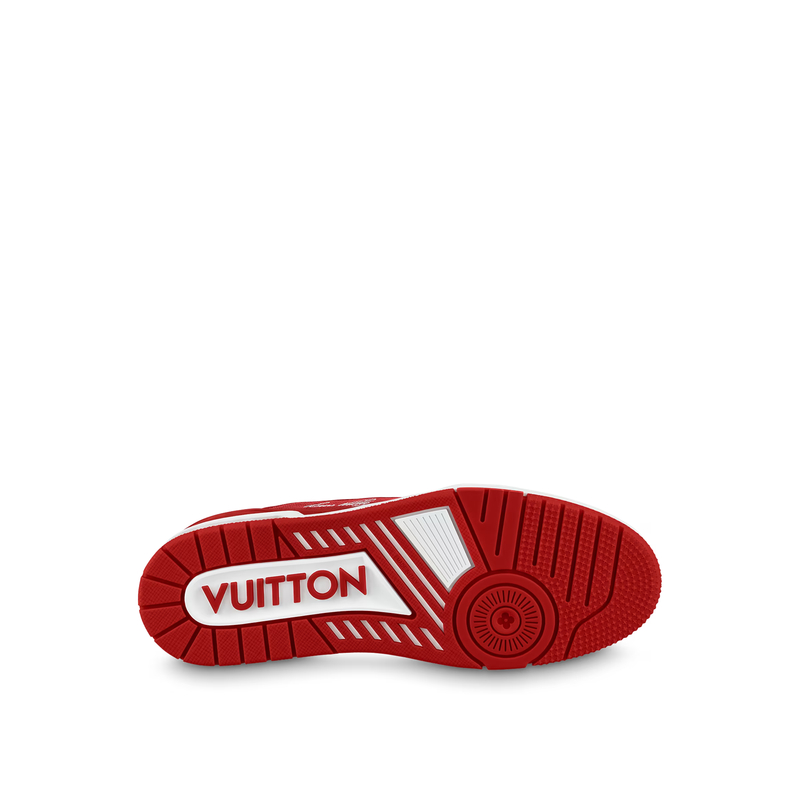 LV Trainer Sneaker — Red · Style 1AANFH, product image 4