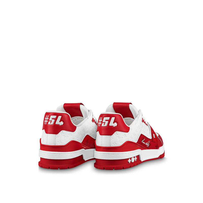 LV Trainer Sneaker — Red · Style 1AANFH, product image 3