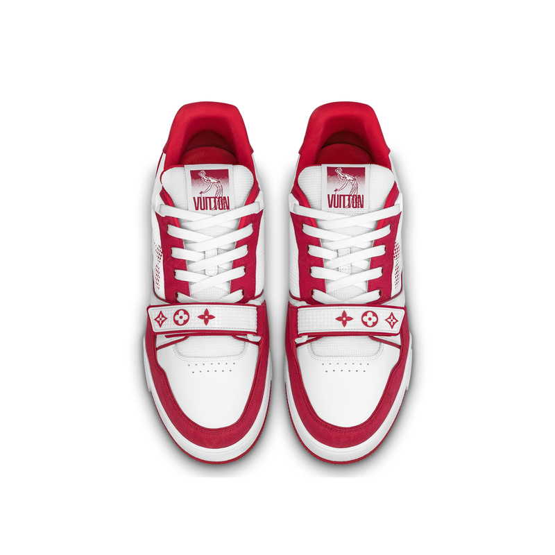 LV Trainer Sneaker — Red · Style 1ABLXJ, product image 2