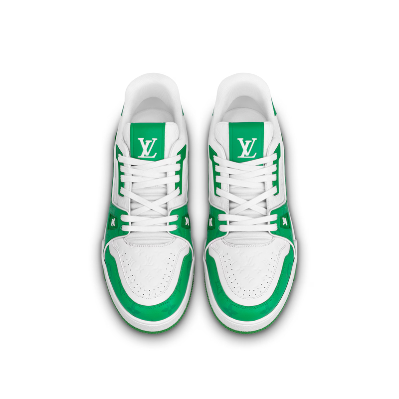 LV Trainer Sneaker — Green · Style 1ABOHT, product image 2